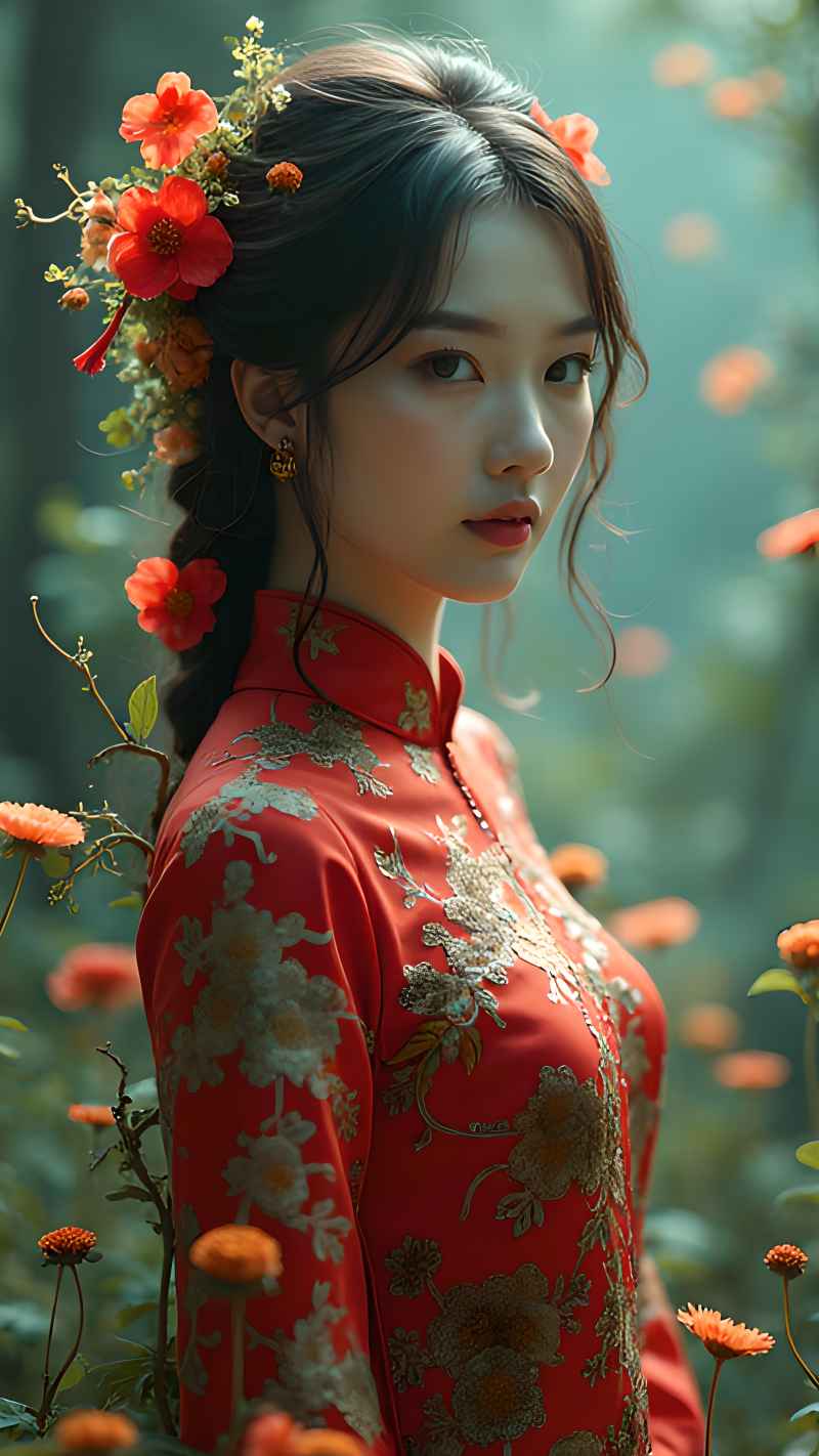 古风狐狸美女半人半妖 5