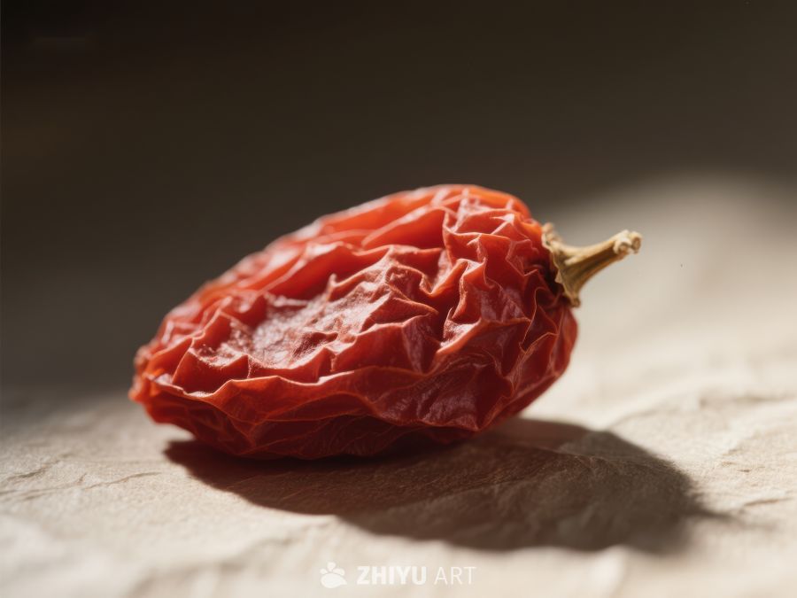 干瘪的红色辣椒特写 141