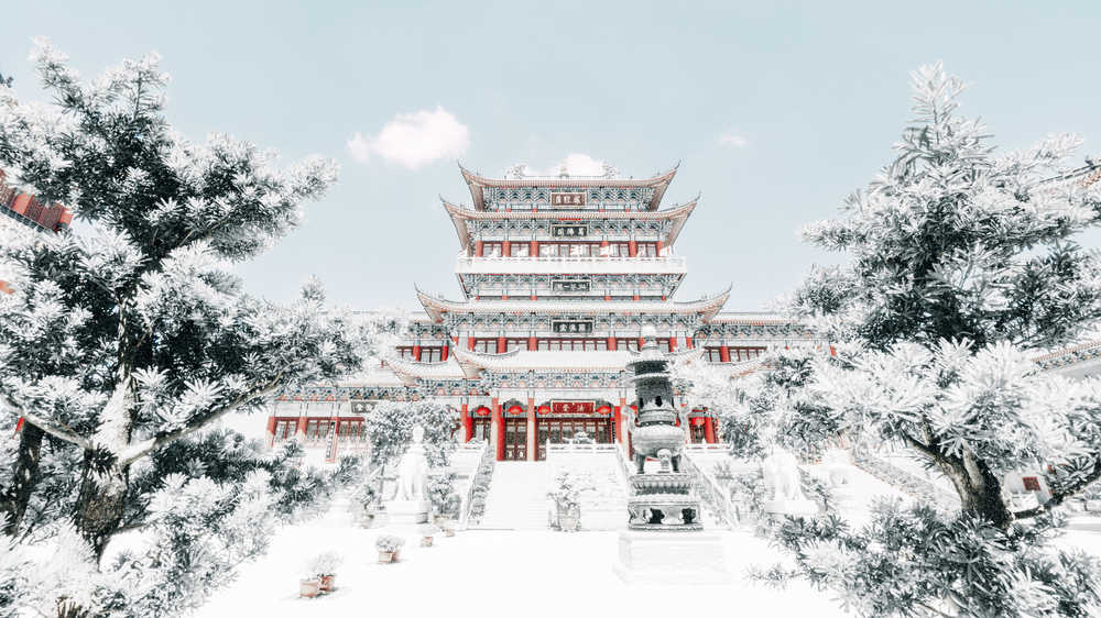 水仙古寺冬季版