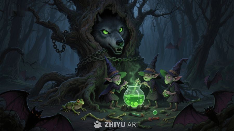 森林深处的魔法集会