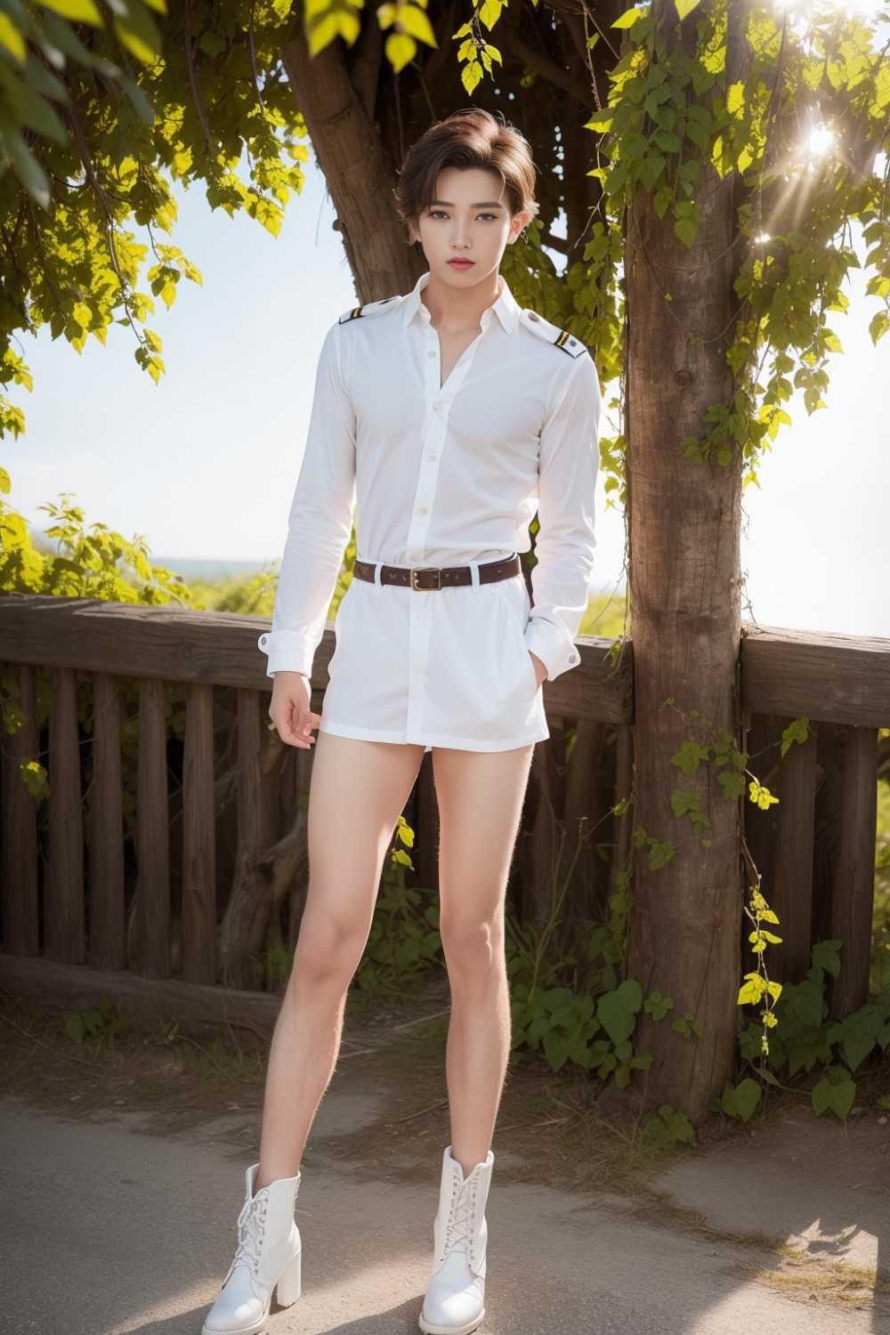 帅气男模
