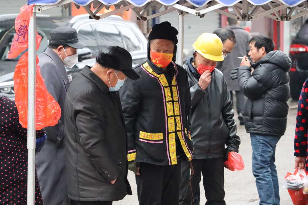 菜市场门外一角