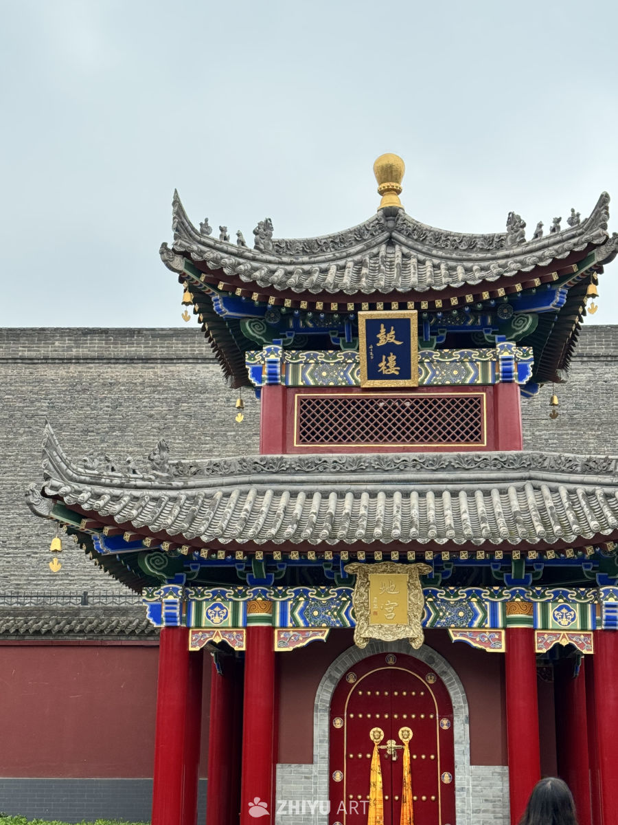 西安广仁寺 古城墙安远门 鼓楼