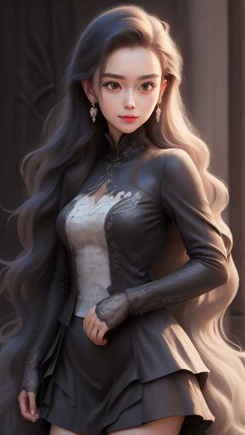 美女身材好看穿什么都好看