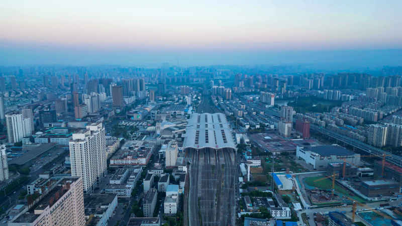 安徽合肥城市风光航拍图 9