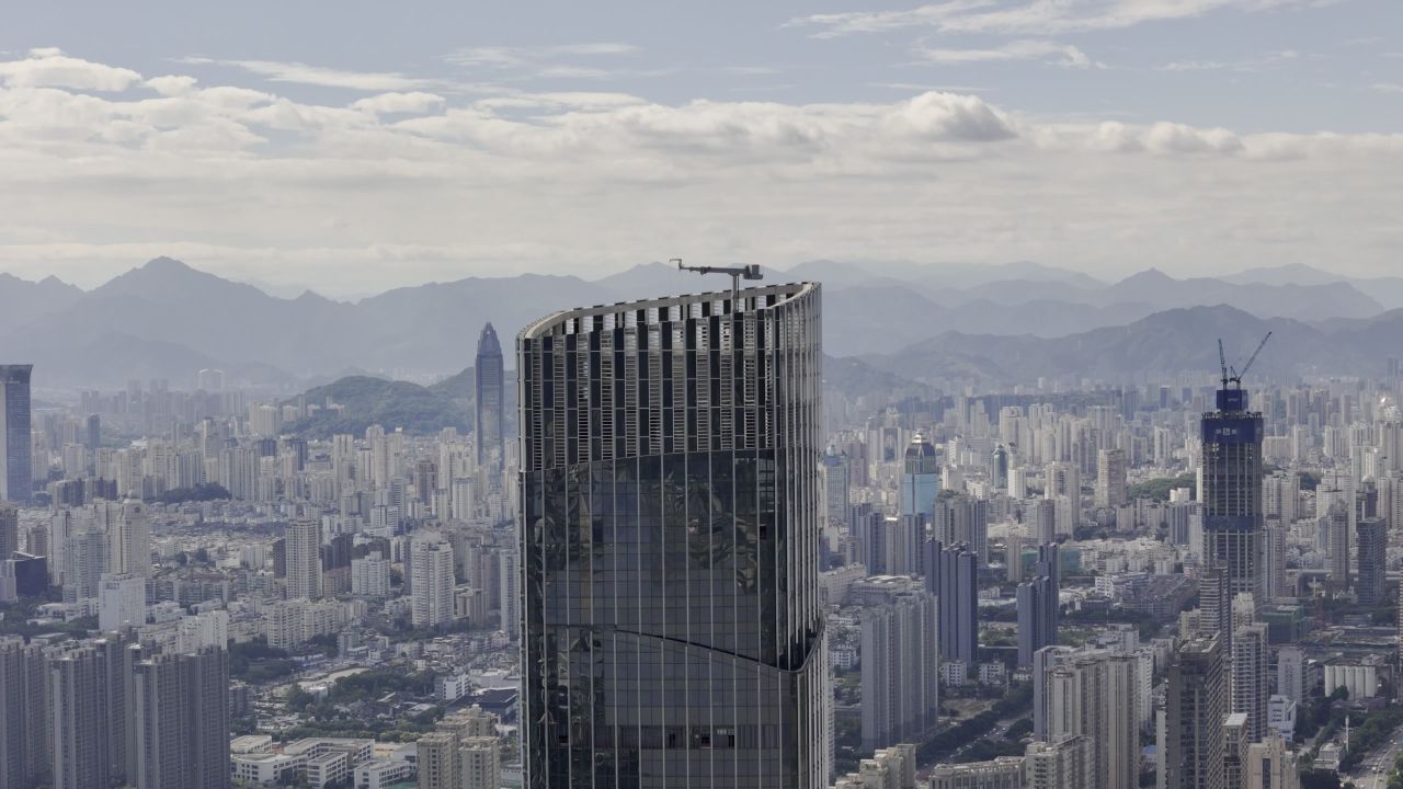 温州晴天城市航拍 16