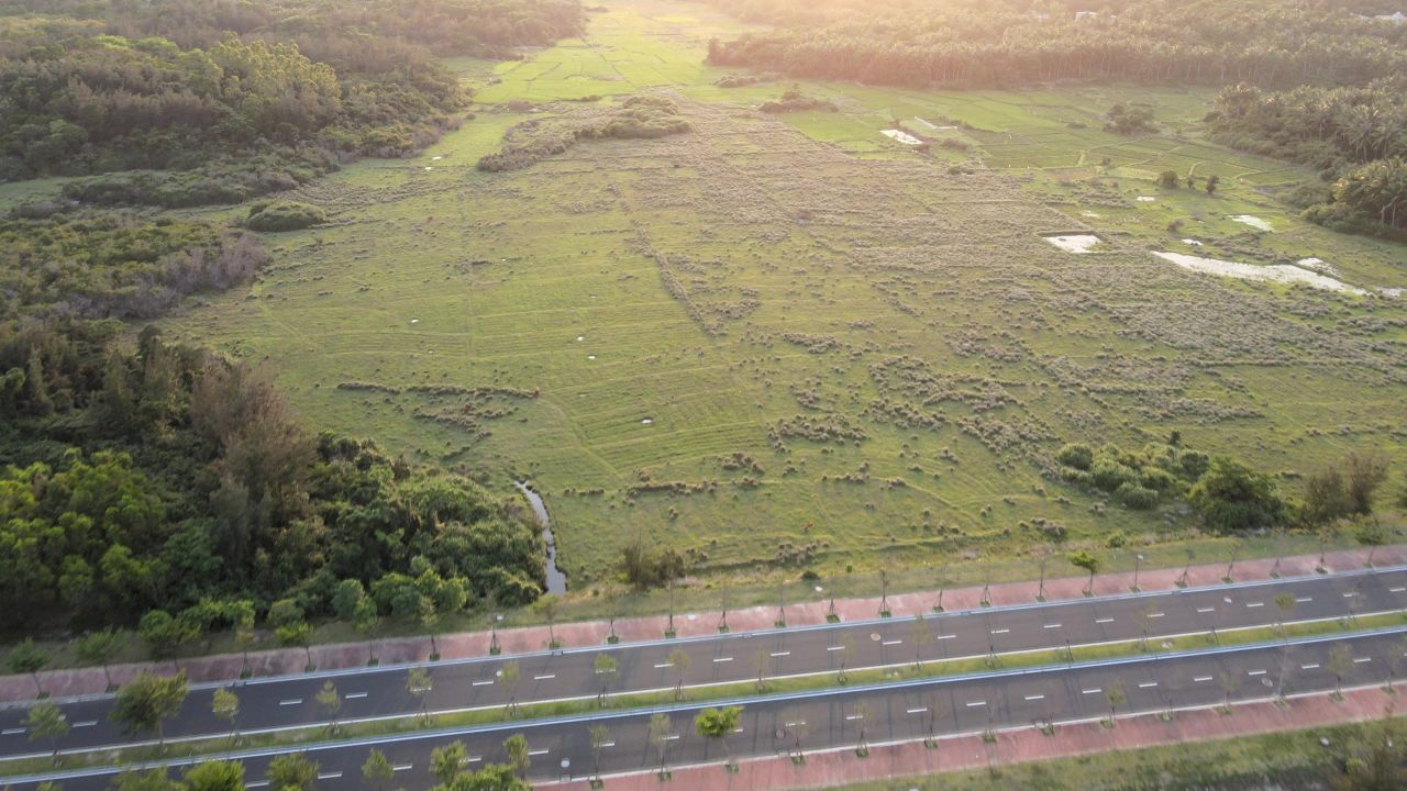 文昌田园日落航拍 4