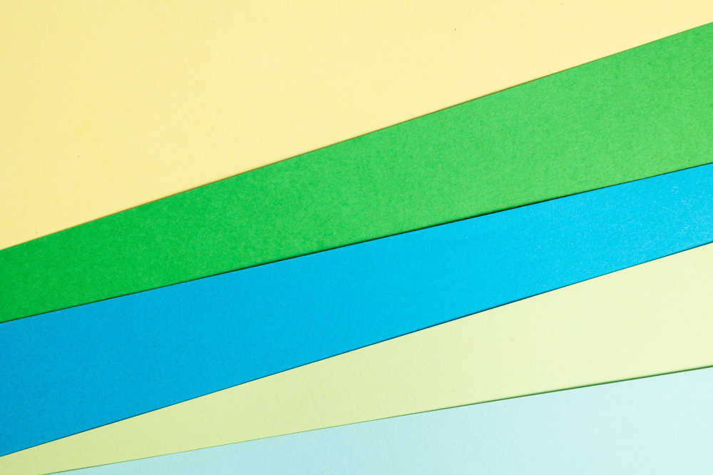 创意线条彩色的办公文具卡纸背景素材 15