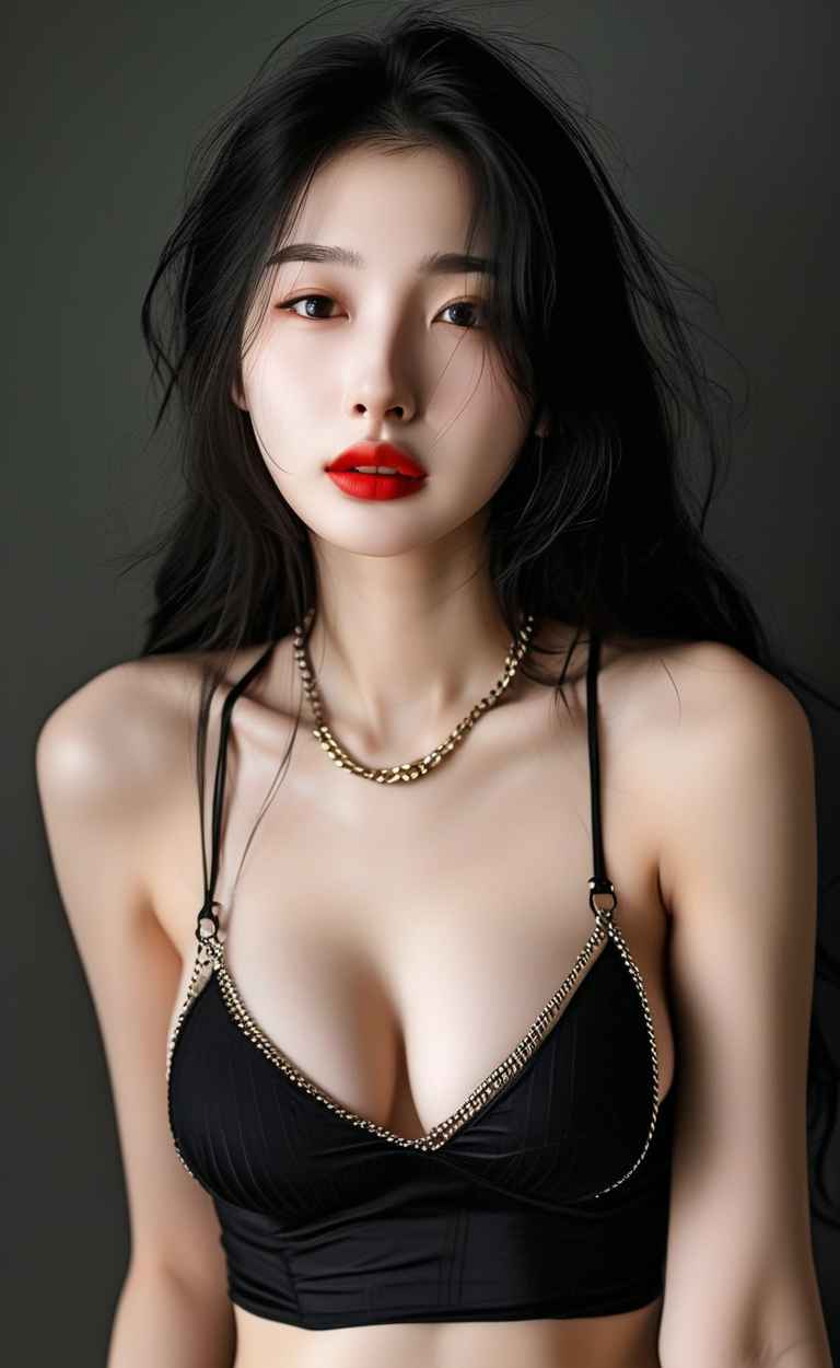 黑色美女性感特写 16