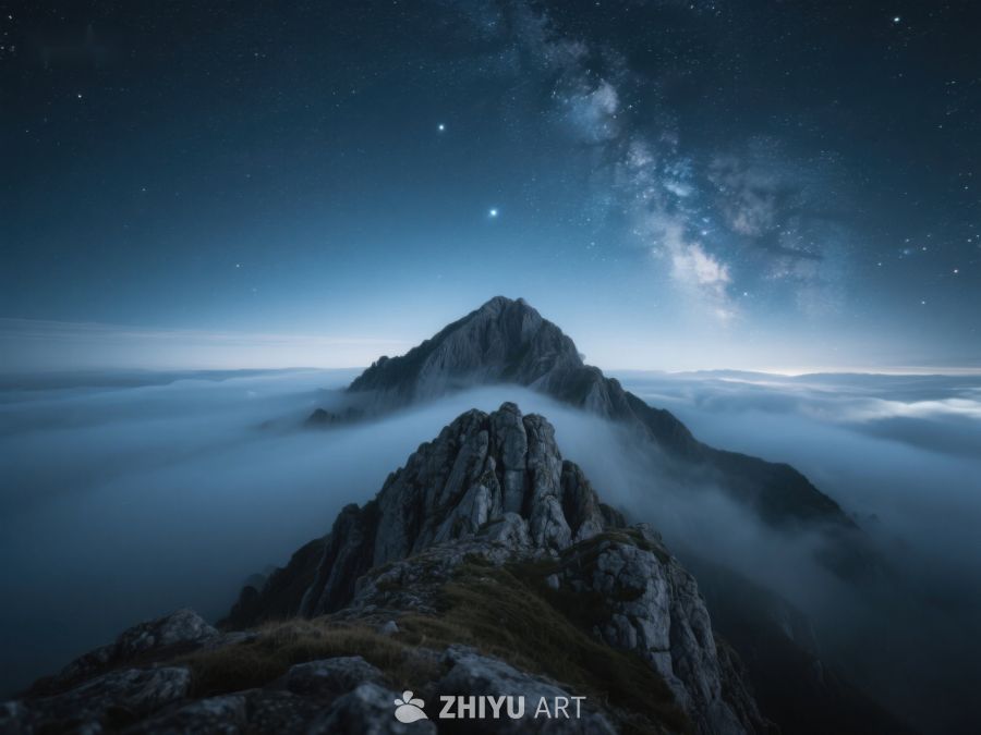 星河璀璨，山峰云海 142