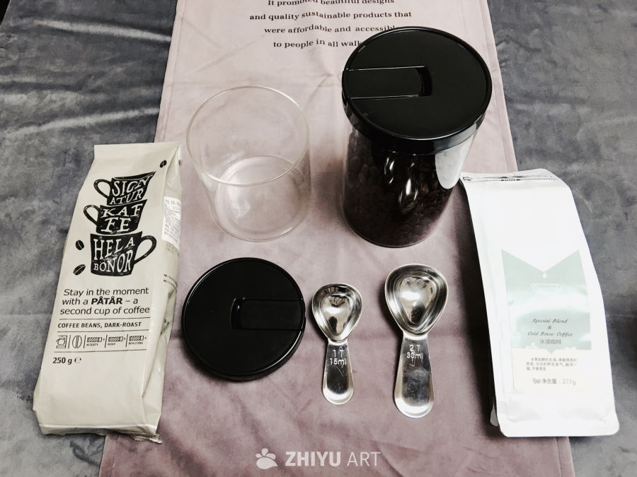 自制冷萃咖啡所需材料