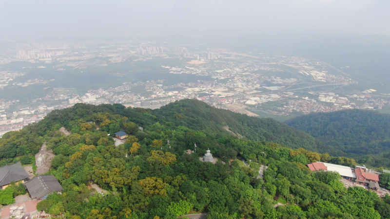 航拍福建泉州清源山5A景区