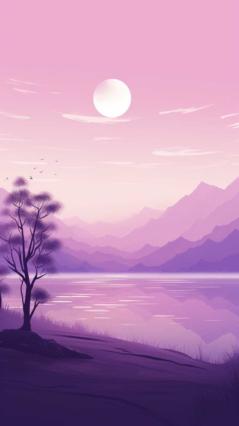 紫色唯美背景图