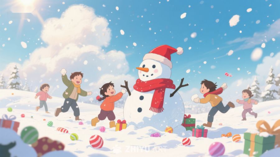 雪地里的欢乐时光 344