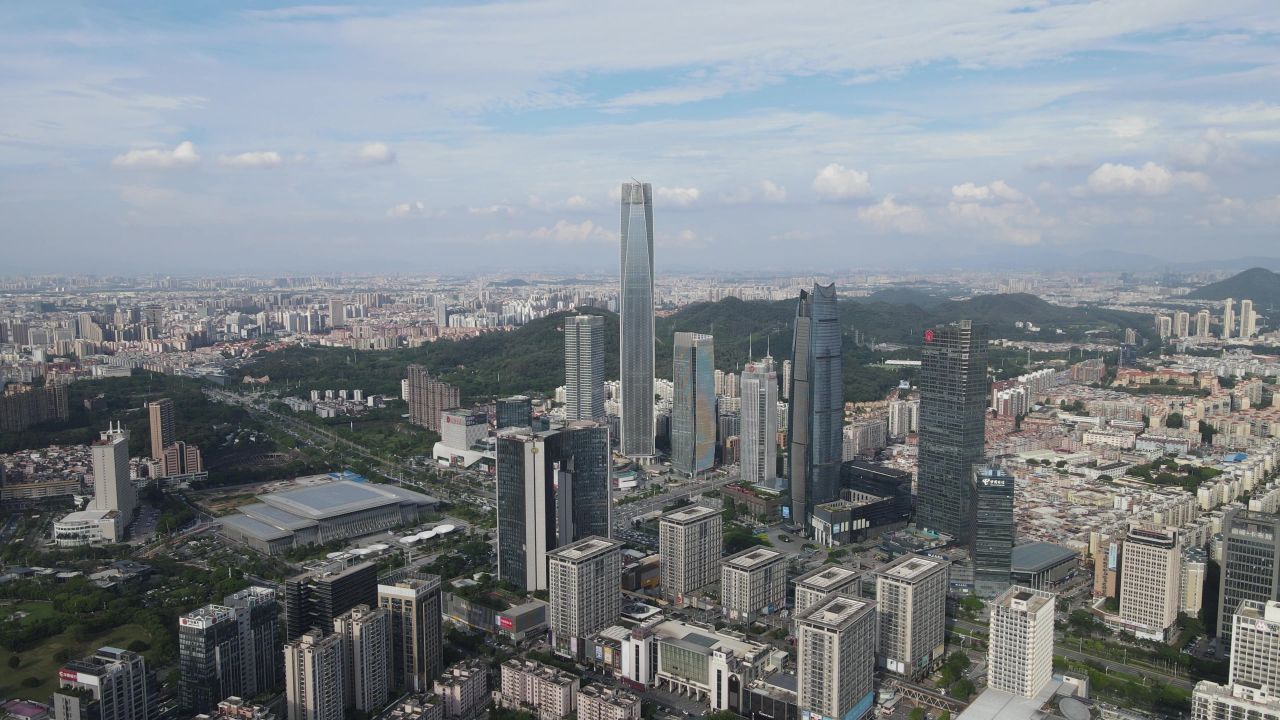 东莞市区远景航拍 17