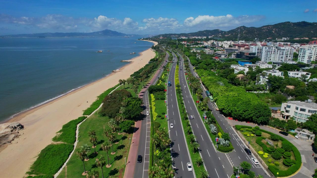 厦门航拍环岛路风光