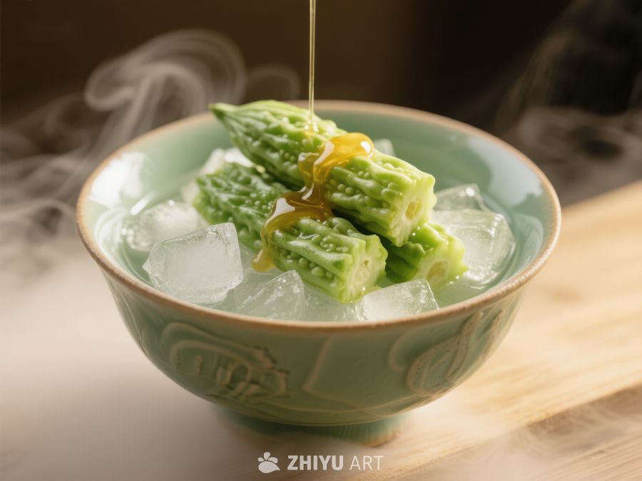 苦瓜冰镇蜂蜜水 649