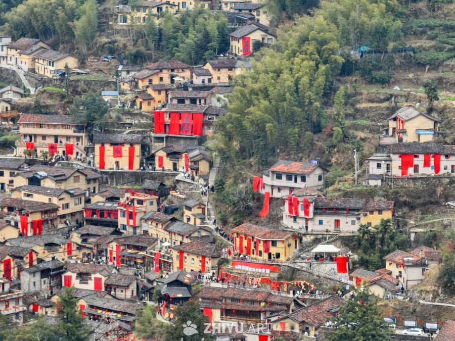 航拍浙江丽水松阳陈家铺村 4