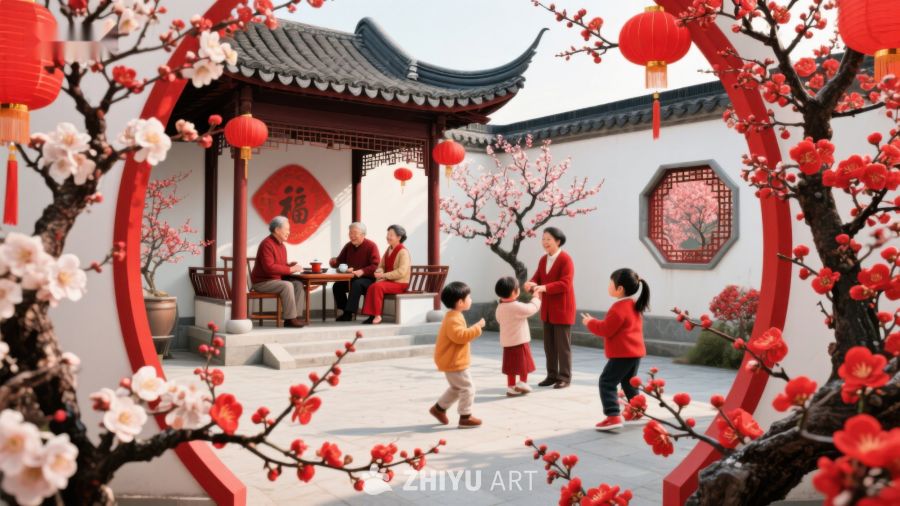 庭园欢聚，共庆新春 841