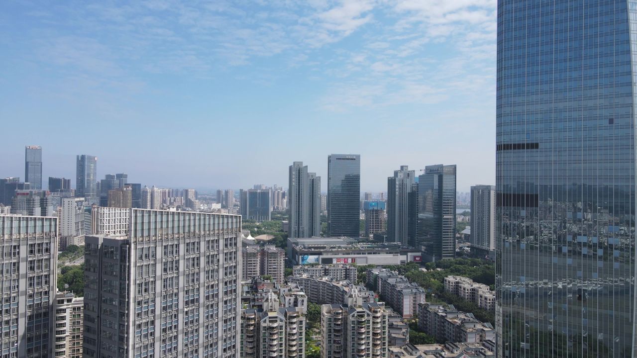 惠州市区航拍