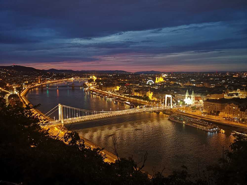 布达佩斯 夜间全景
