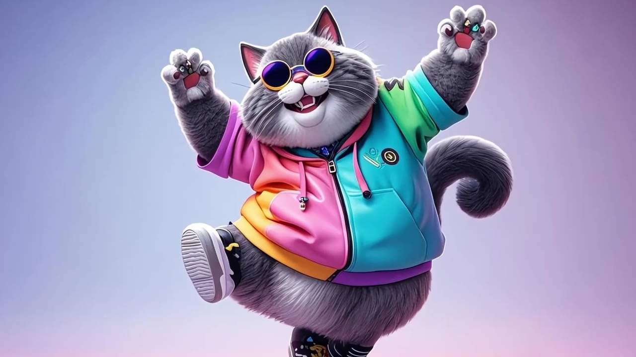 大猫跳舞