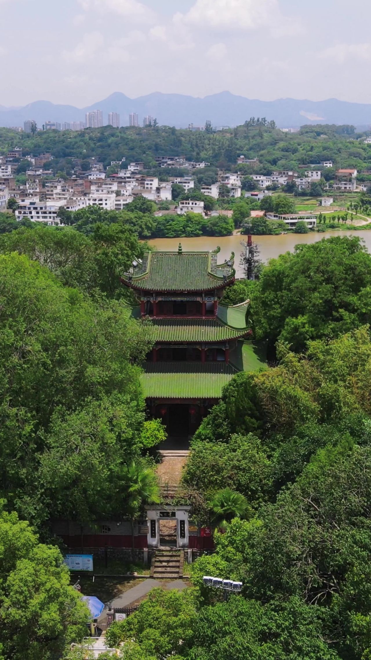 江西赣州江南宋城竖屏航拍