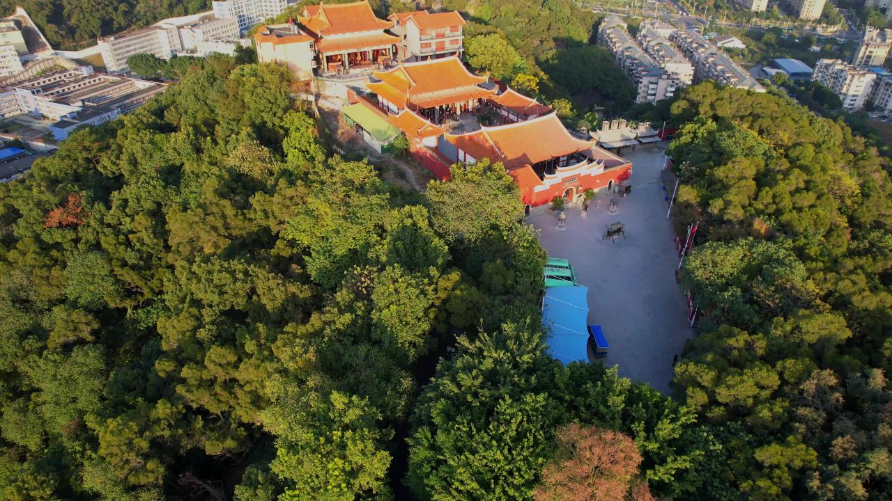 航拍福州照天君宫景观 8