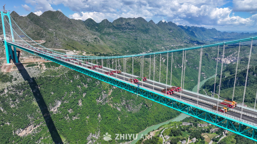 贵州花江峡谷大桥静力荷载试验 23