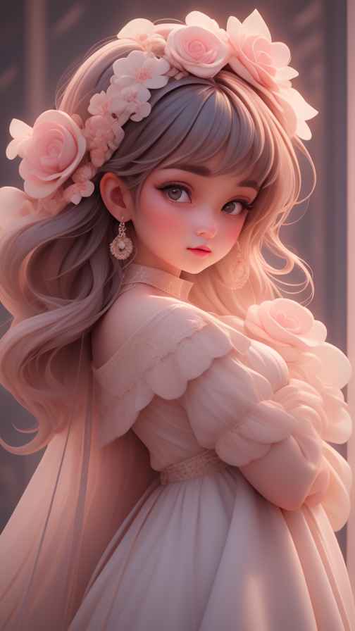 可爱治愈女孩