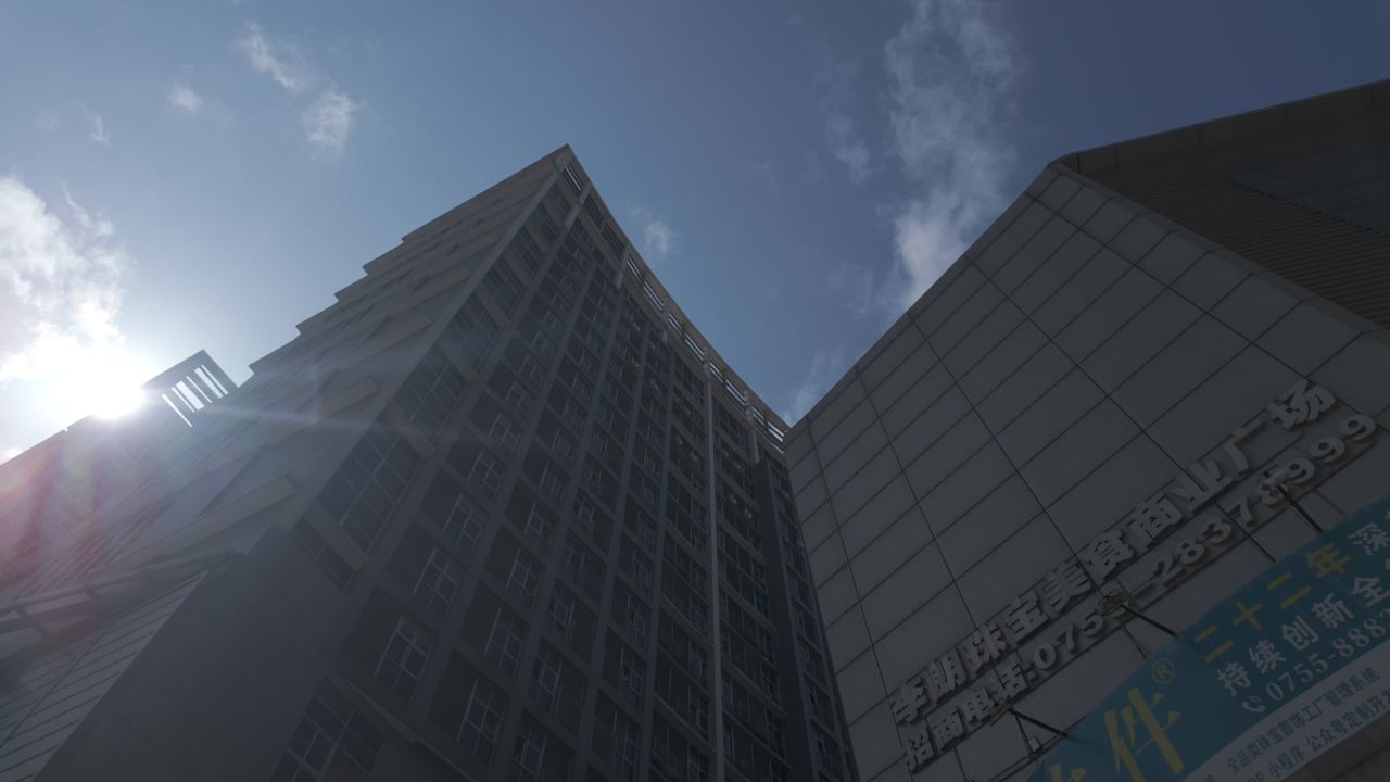 春节里的都市空镜头