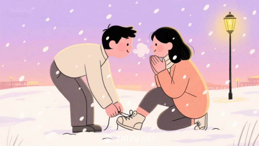 雪中互助，温暖瞬间 547