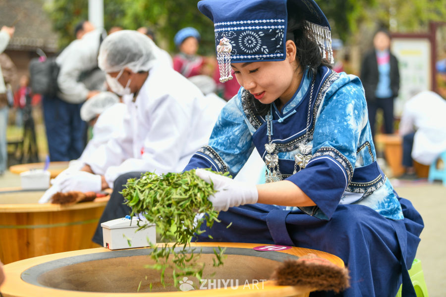 手工制茶 炒茶  茶叶产业 3