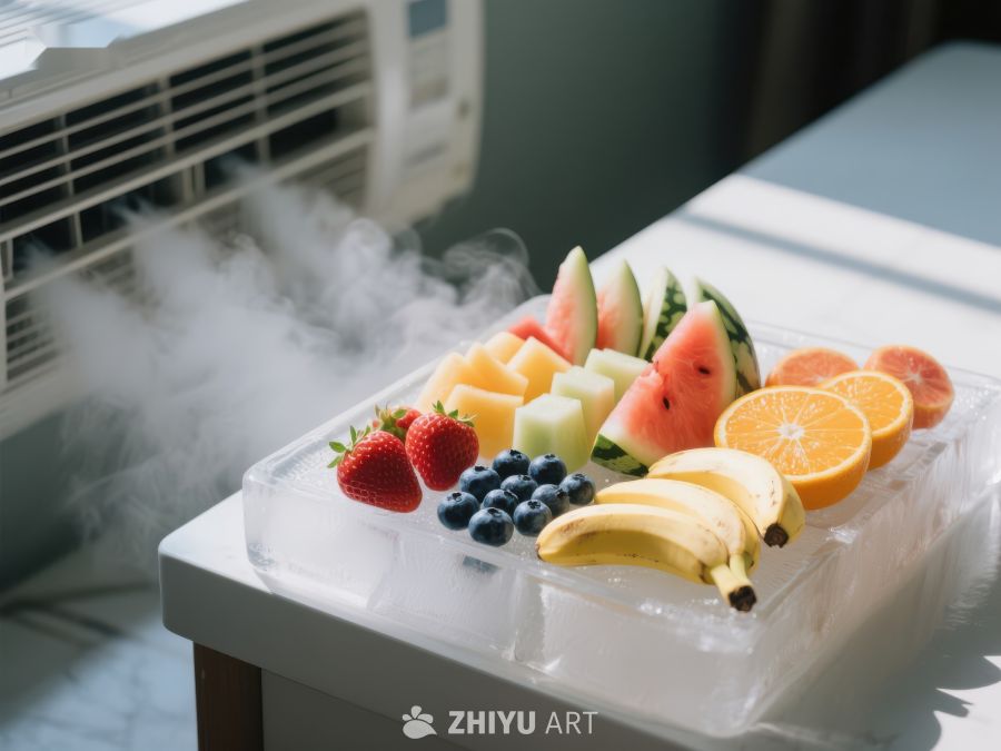 冰镇水果盘，冷气缭绕 29