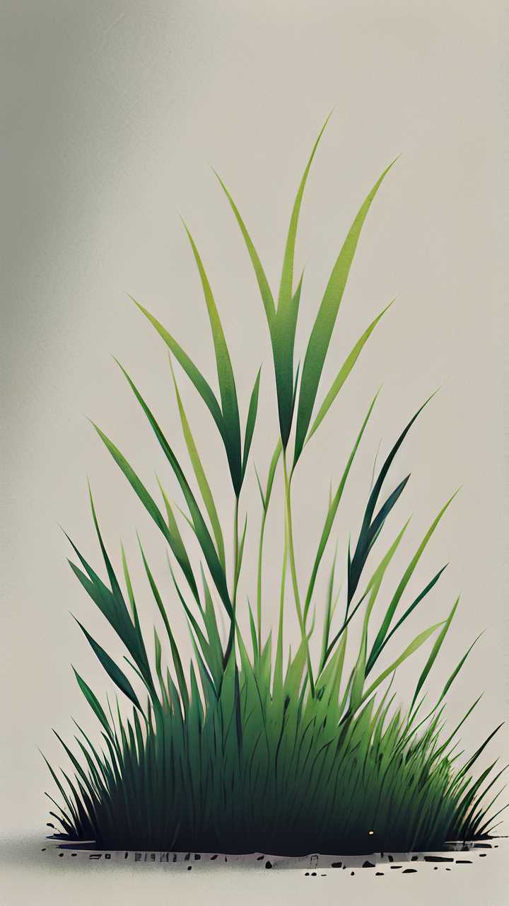小小的绿色草