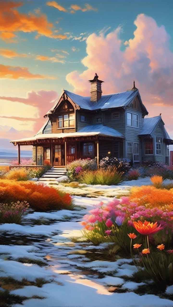 充满活力的绿洲在它的后院各种花 102