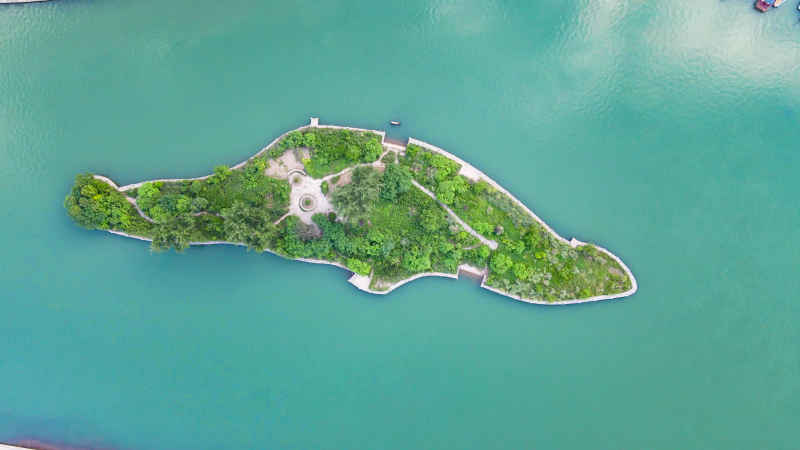 湖南怀化城市风光航拍 