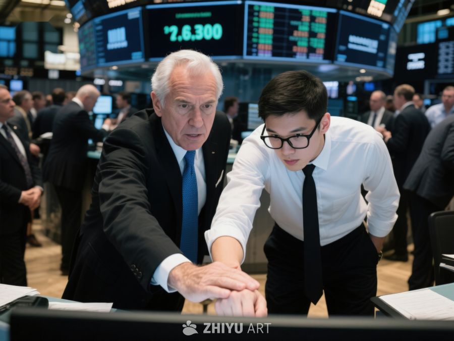 交易员在股票市场分析数据 176