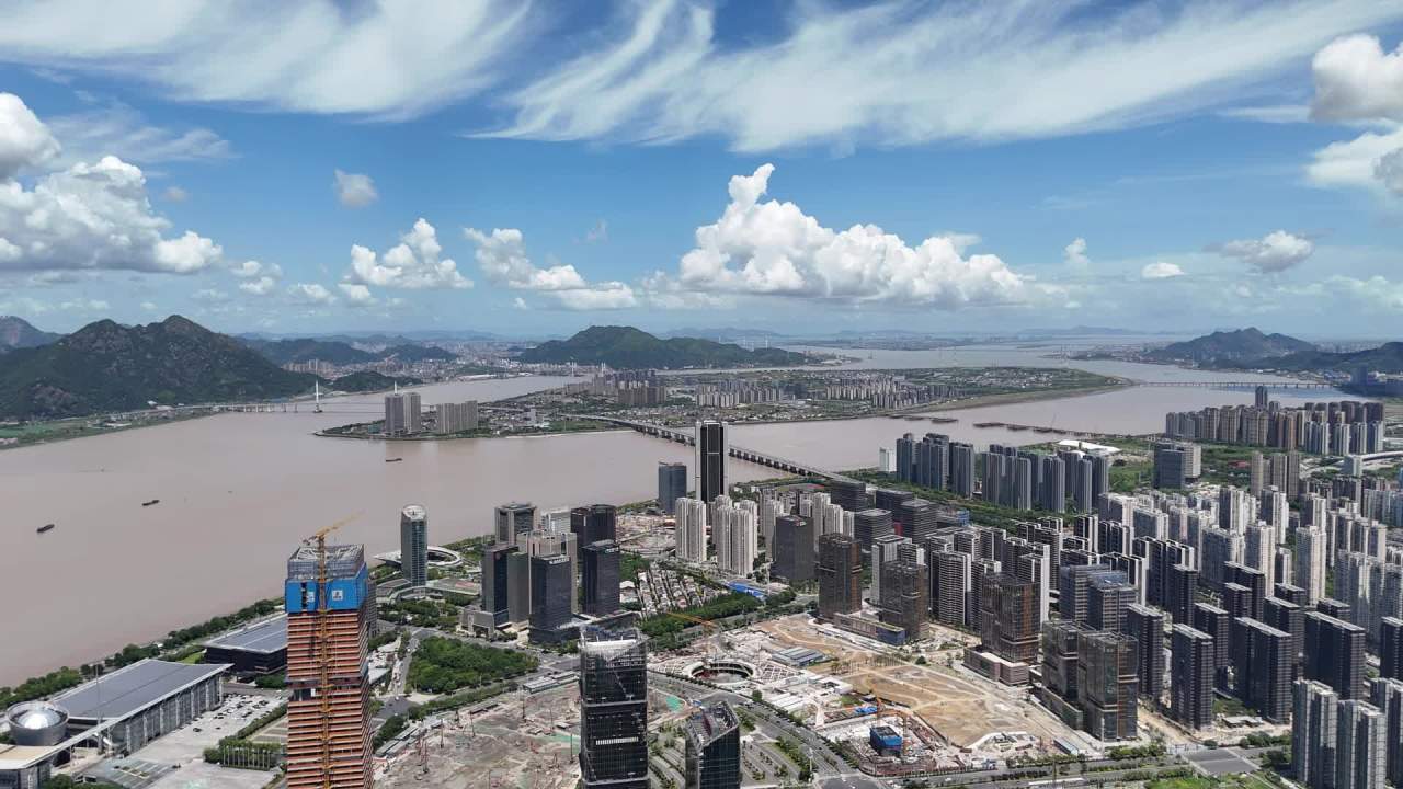现代都市的壮丽全景