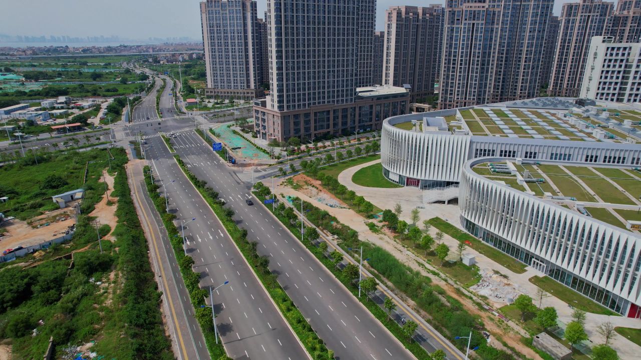 航拍厦门翔安体育交流中心 9