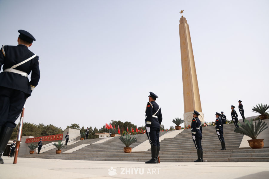 清明兰州烈士陵园公祭仪式 1