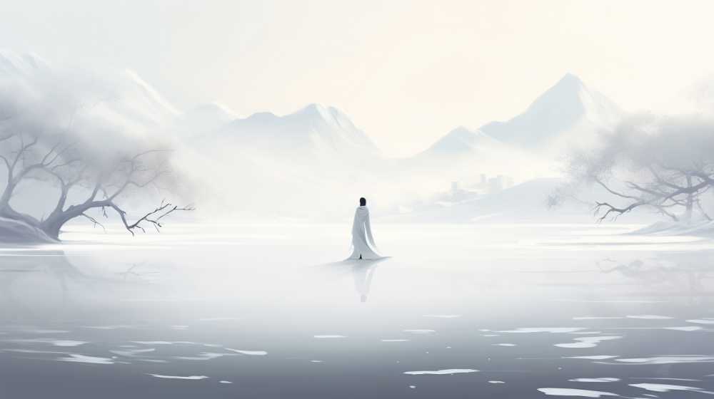艺术浅白色唯美背景图99