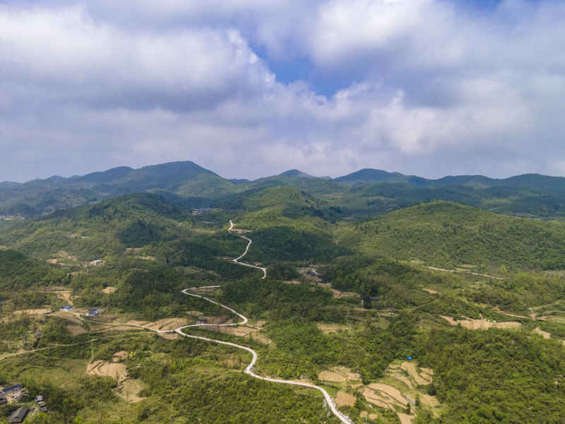 湖南张家界高山山川地貌 