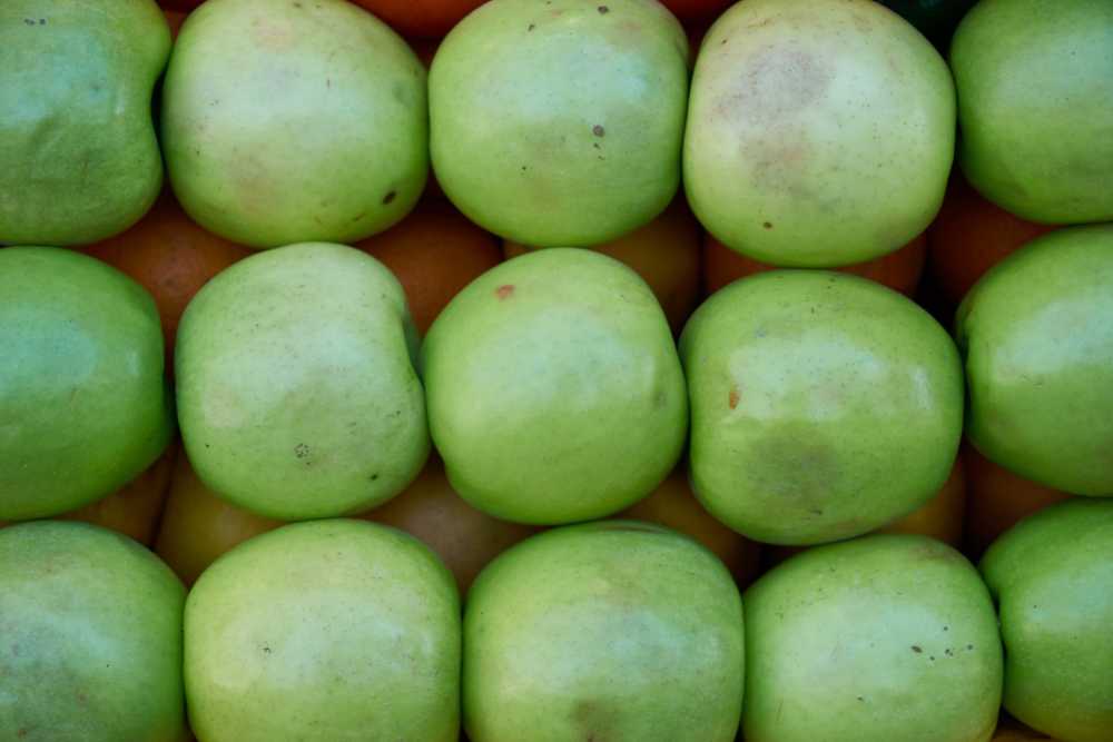 苹果水果绿色健康