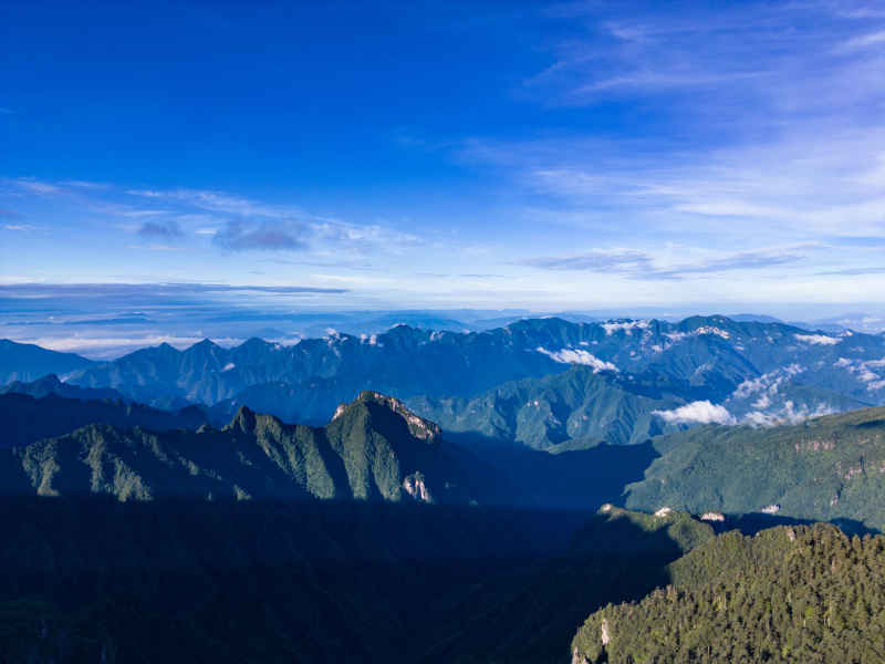 壮丽山河高山云海航拍 