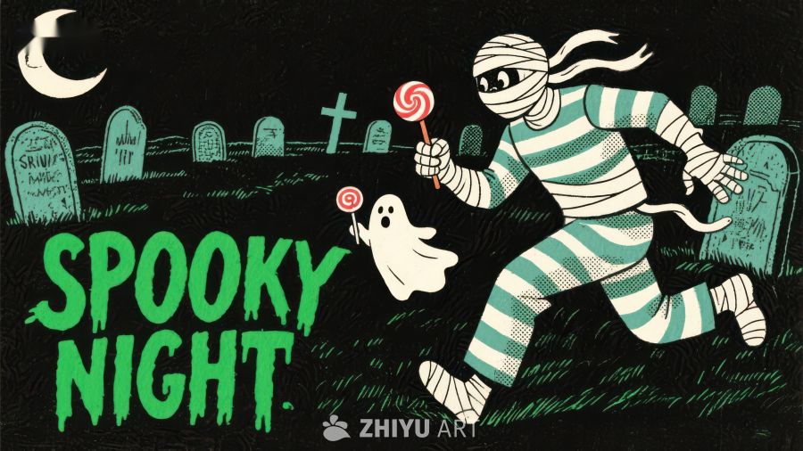 夜幕下的墓地惊魂