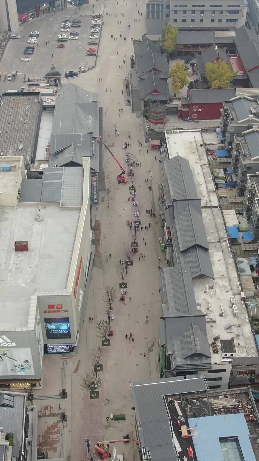 竖屏安徽合肥城市风光 