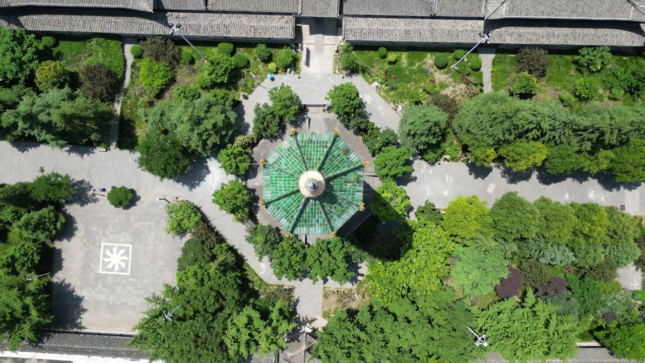 航拍许昌文峰塔