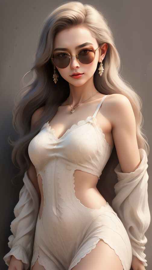 吊带美女