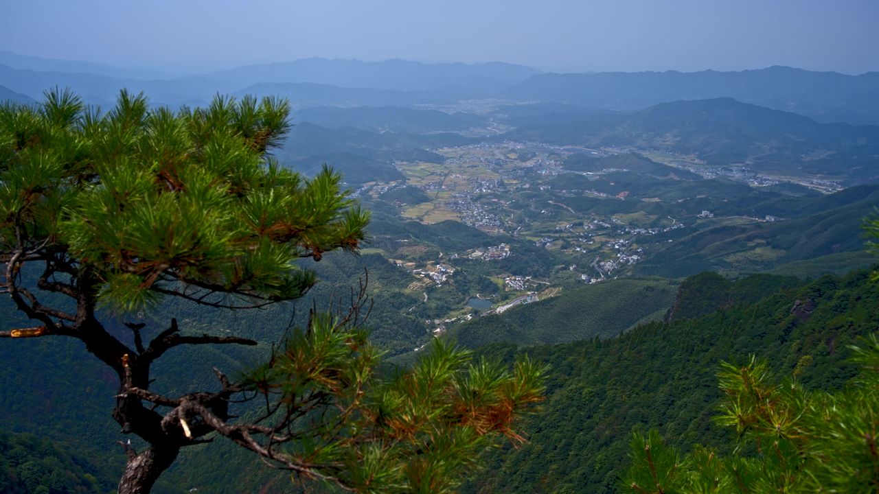 武功山下的村镇